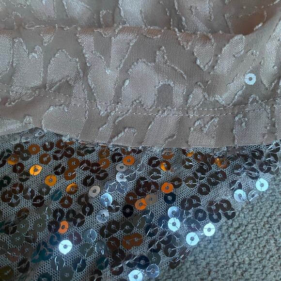 The Limited Size XS Fairy Glam Y2K sequined tank Neutral Layering Piece Capsule - Picture 4 of 4